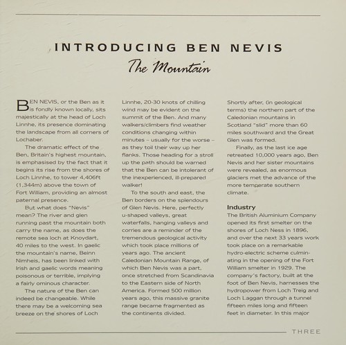 Introducing Ben Nevis
