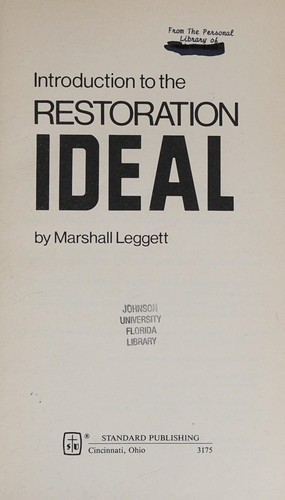 Introduction to the restoration ideal