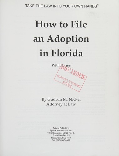 How to file an adoption in Florida