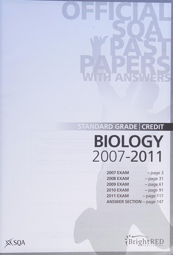 Standard Grade, Credit Biology 2007-2011