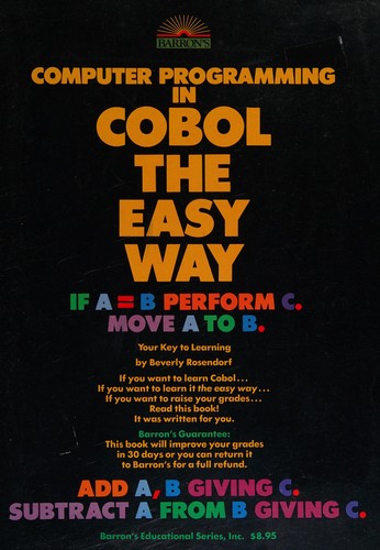 Barron's Computer programming in COBOL the easy way