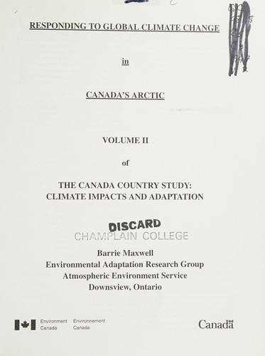 Responding to global climate change in Canada's Arctic