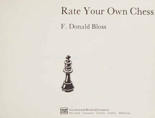 Rate your own chess