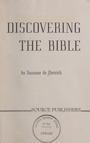 Discovering the Bible