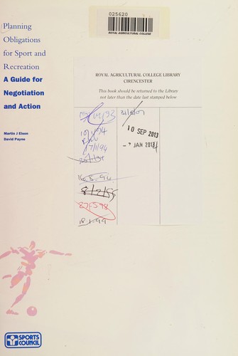 Planning obligations for sport and recreation