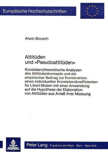 Attitüden und "Pseudoattitüden"