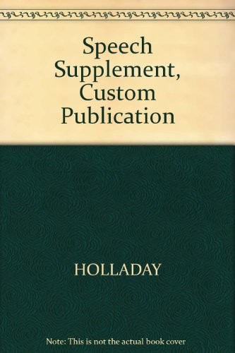 Speech Supplement