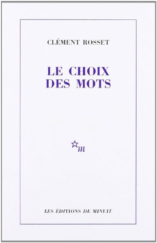 Le choix des mots