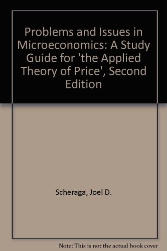 Problems and issues in microeconomics