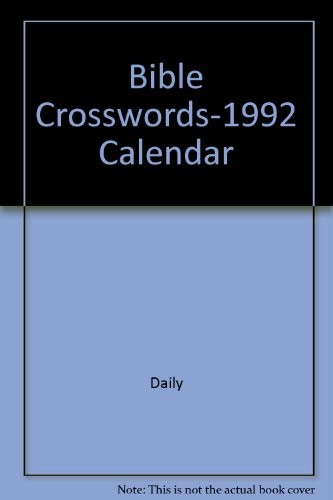 Bible Crosswords-1992 Calendar