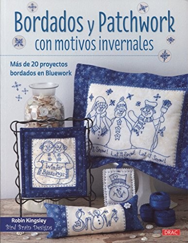 Bordados y patchwork con motivos invernales