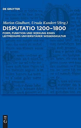 Disputatio, 1200-1800