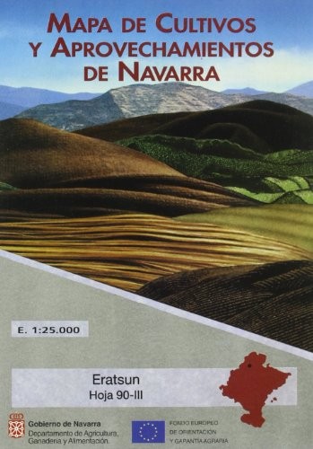 Mapa de cultivos y aprovechamientos de Navarra Hoja 90-III. Eratsun