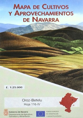 Mapa de cultivos y aprovechamientos de Navarra. Hoja 116-IV. Oroz-Betelu