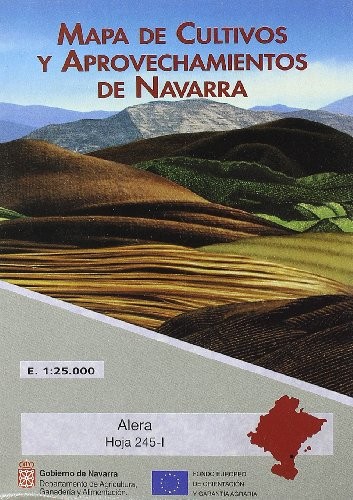 Mapa de cultivos y aprovechamientos de Navarra. Hoja 245-I. Alera