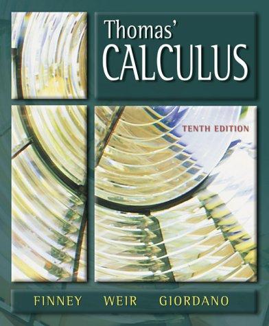 Thomas' calculus