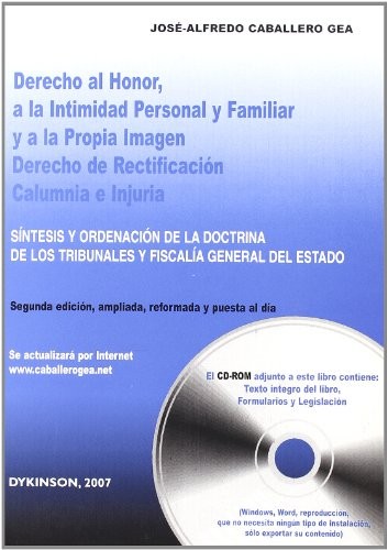 Derecho al honor, a la intimidad personal y familiar y a la propia imagen, derecho de rectificación, calumnia e injuria