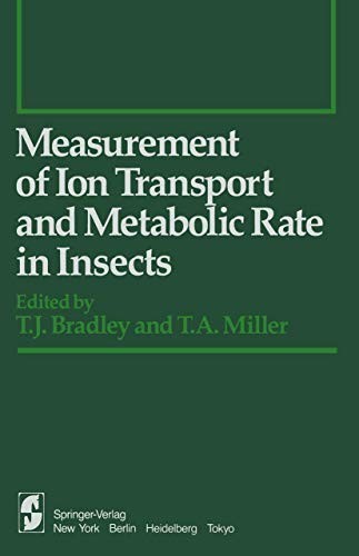 Measurement of ion transport and metabolic rate in insects