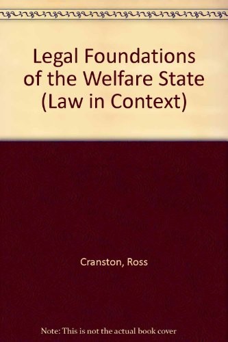 The legal foundations of the welfare state