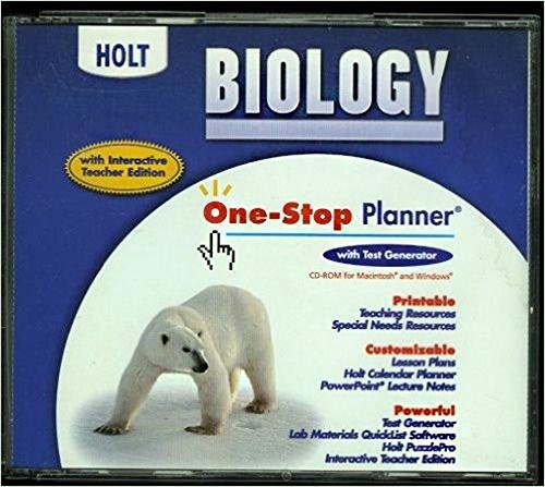 One-Stop Planner Holt Biology 2004