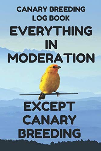 Canary Breeding Log Book