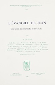 L'évangile de Jean. Sources, rédaction, théologie. Réimpression anastatique