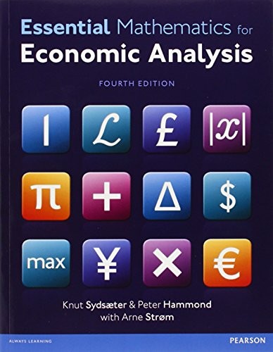 Essential Mathematics for Economic Analysis with MyMathLab Global Access Card