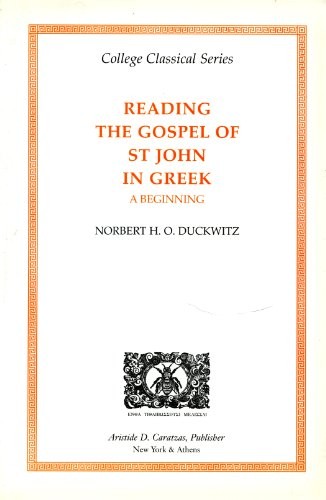 Reading the Gospel of St John in Greek
