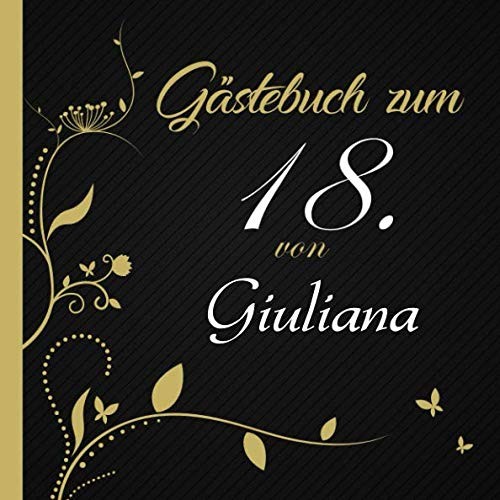 Gästebuch Zum 18. Von Giuliana