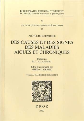 Des causes et des signes des maladies aiguës et chroniques