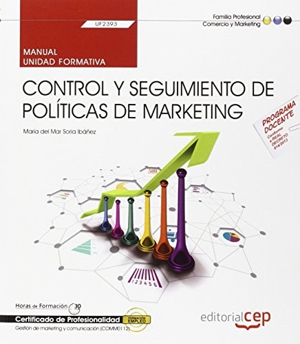 Manual. Control y seguimiento de políticas de marketing . Certificados de profesionalidad. Gestión de marketing y comunicación