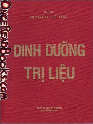 Dinh dưỡng trị liệu