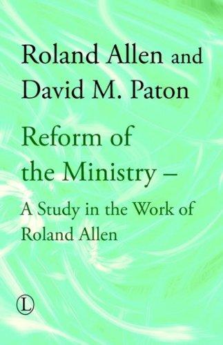 Reform of the Ministry