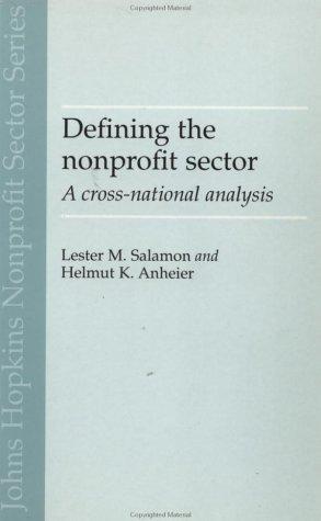 Defining the Nonprofit Sector