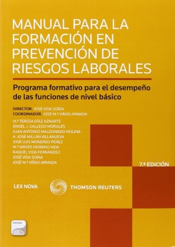 Manual para la formación en prevención de riesgos laborales