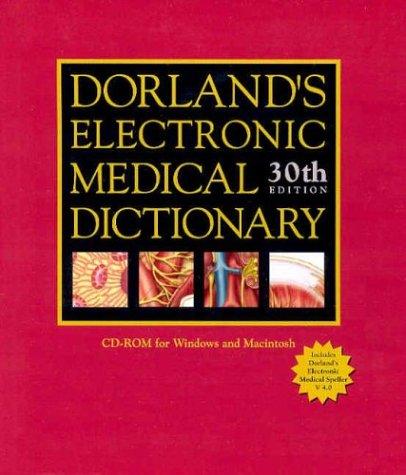 Dorland's Electronic Medical Dictionary CD-ROM