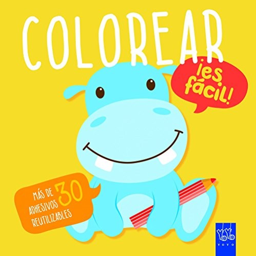 Colorear ¡es fácil! Hipopótamo