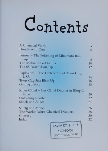 World's Worst Chemical Disasters