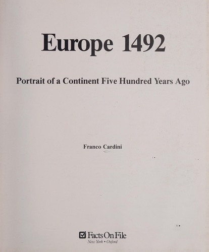 Europa 1492