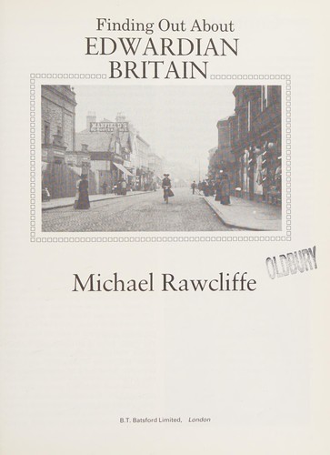 Finding Out About Edwardian Britain (Finding Out About)