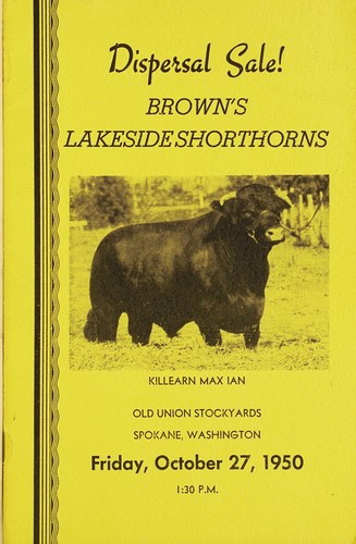 Dispersal sale! Brown's Lakeside shorthorns