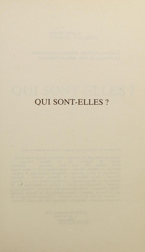 Qui sont-elles?