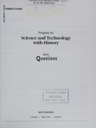 History (Science Connections)