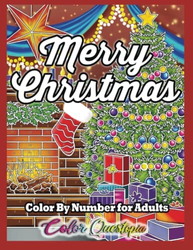 Merry Christmas Color by Number for Adults