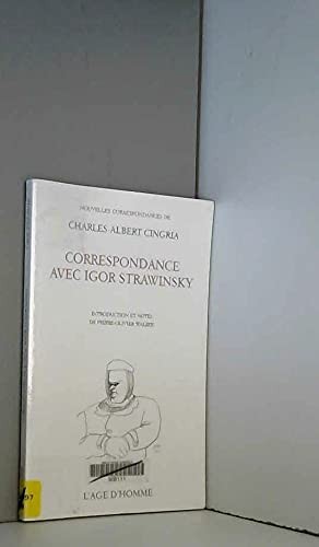 correspondance avec igor strawinsky