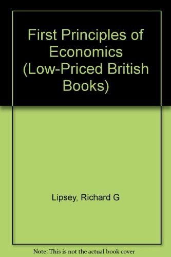 First principles of economics