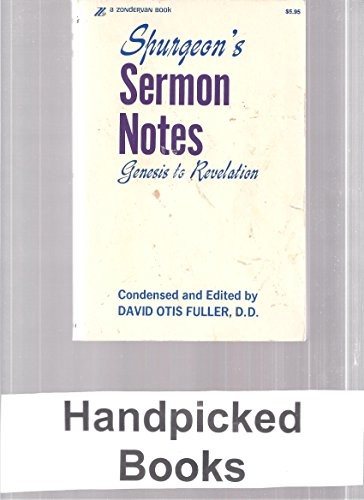 C.H. Spurgeon's sermon notes