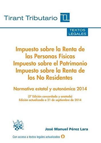 Impuesto sobre la Renta de las Personas Físicas. Impuesto sobre el Patrimonio. Impuesto sobre la Renta de los No Residentes