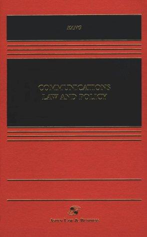 Communications Law and Policy