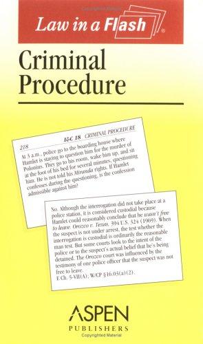 Criminal Procedure (Law in a Flash)